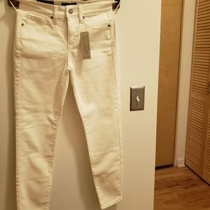 Banana Republic white skinny jeans 2P